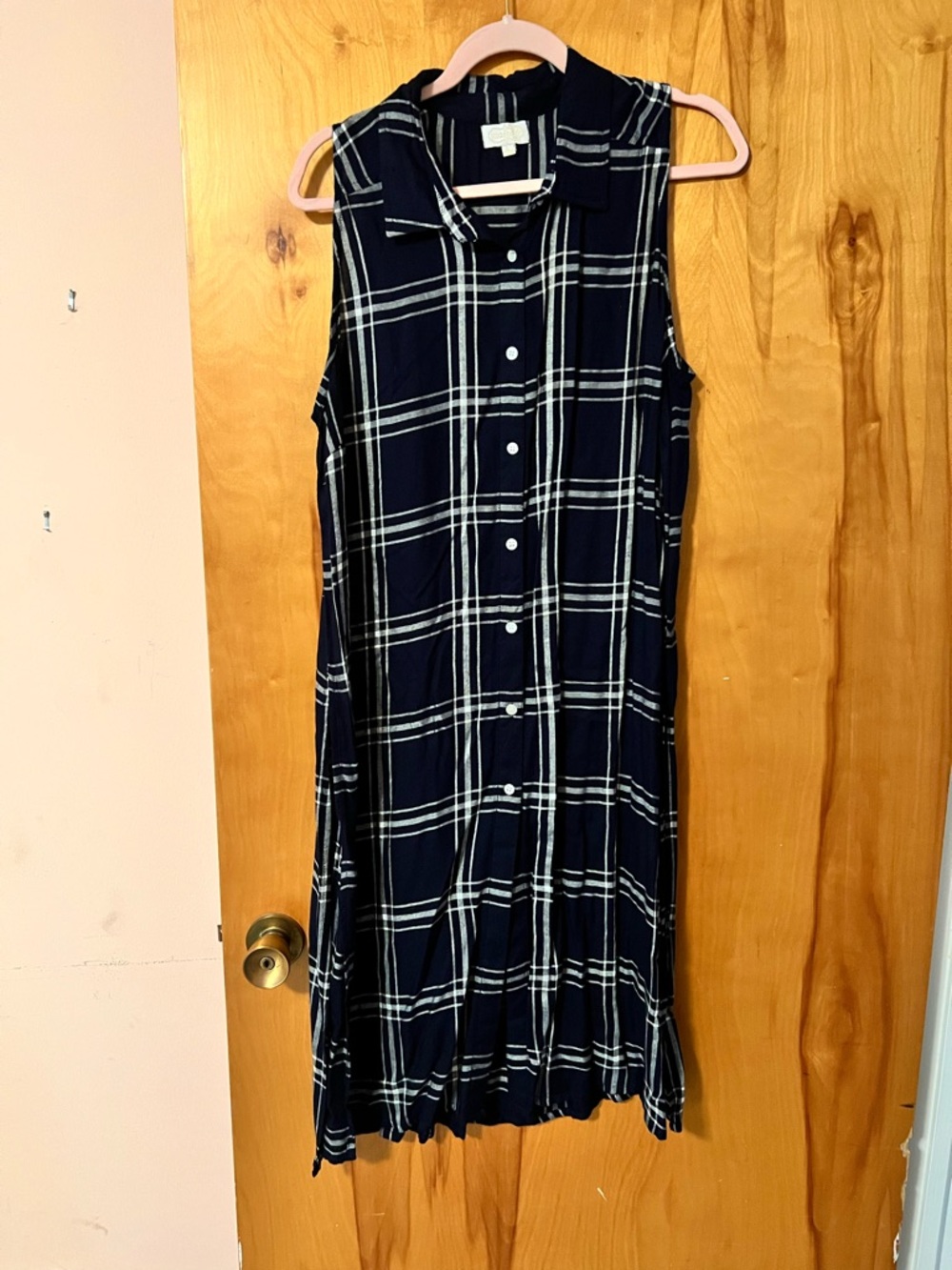 Mud Pie Black with White Stripe Swim Cover-Up